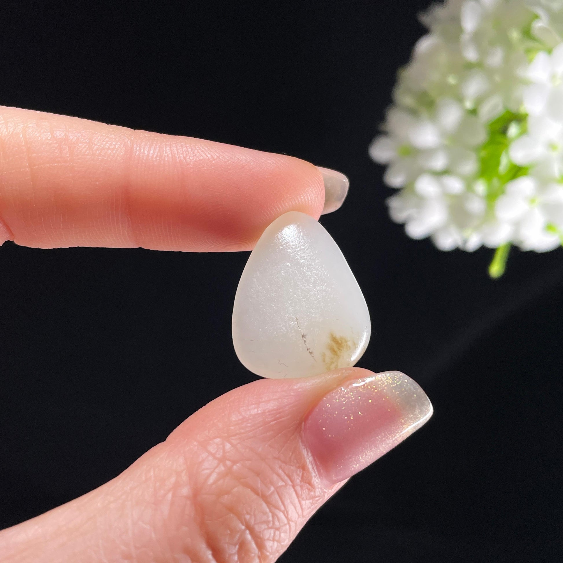 和田玉白玉“一晖秋韵”秋梨皮籽料（yc394221）