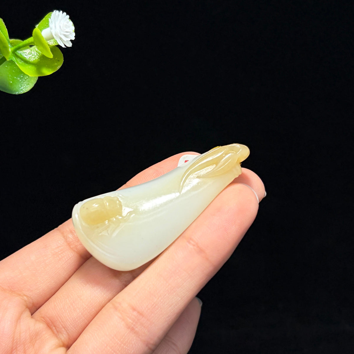 和田山料糖白玉竹节挂件（yc762888）