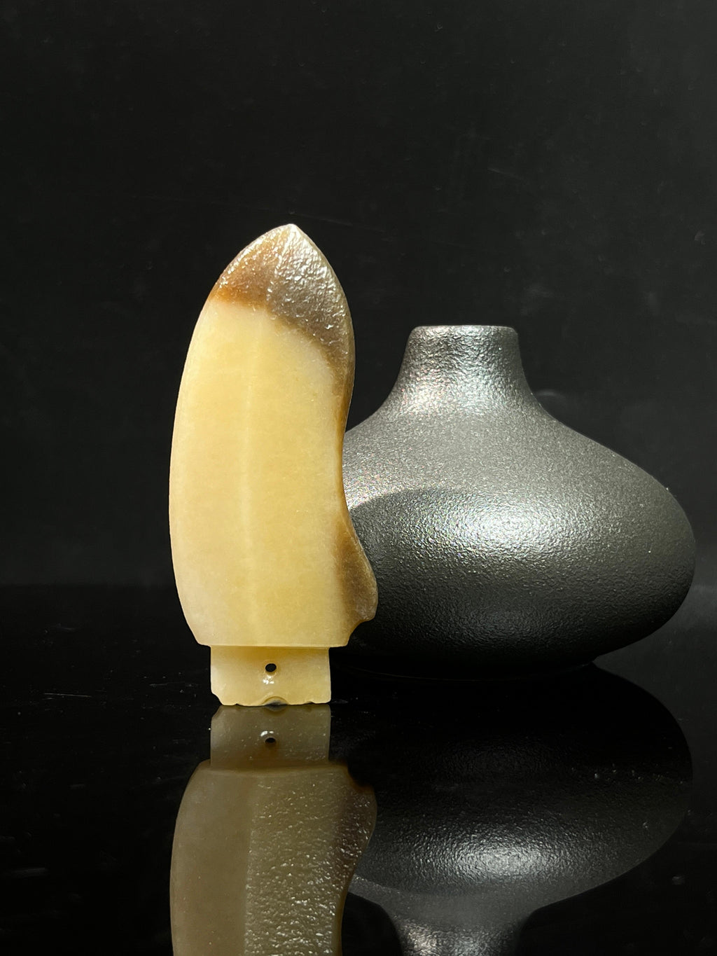 新疆和田玉糖料玉戈挂件（yc239985）