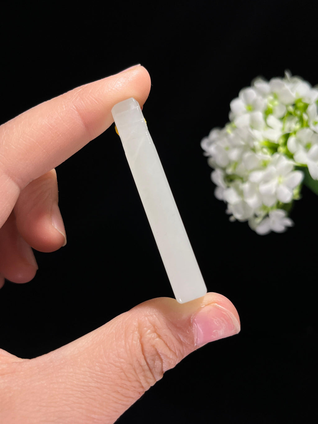 和田玉白玉 “祥纹雅韵” 平安无事牌（yc259144）