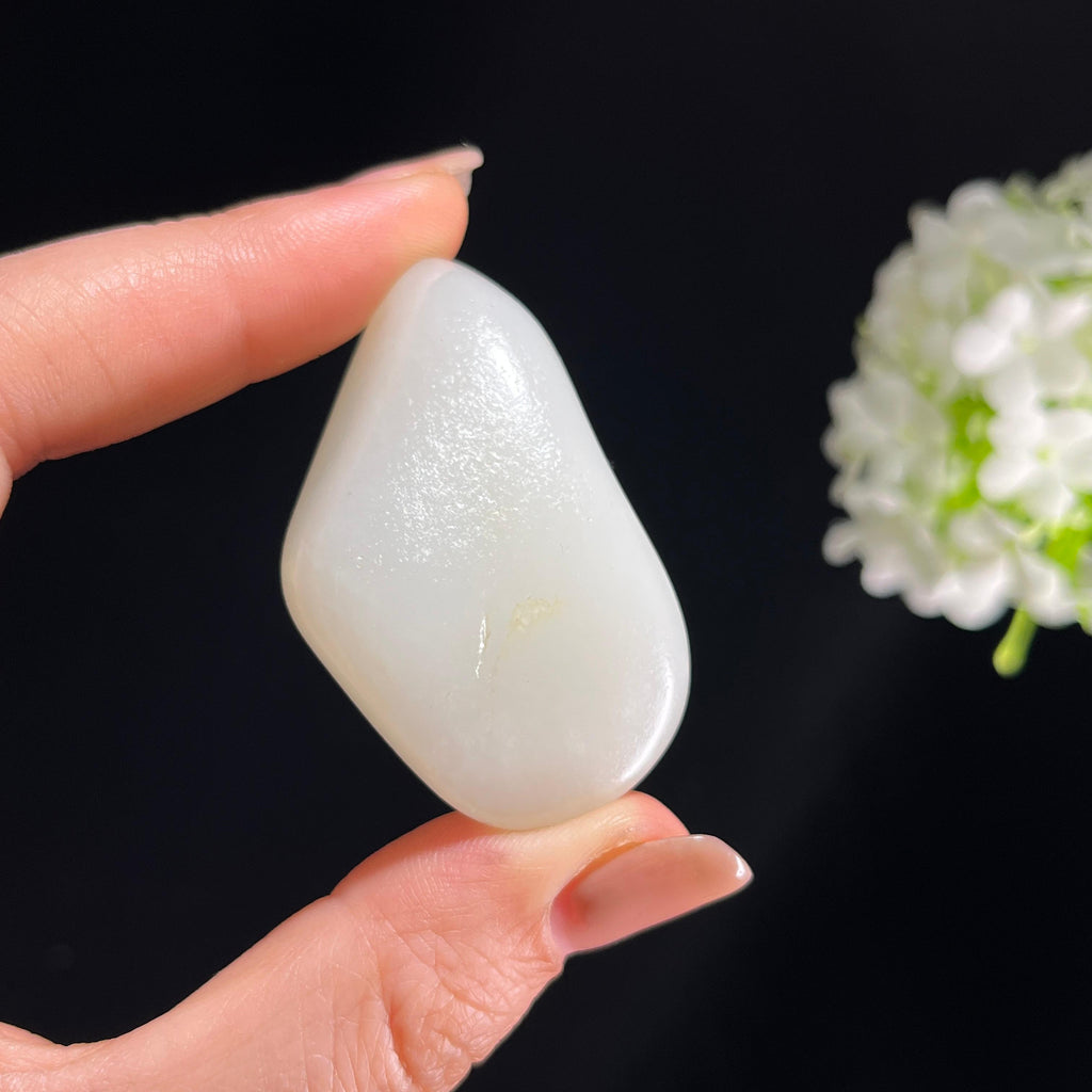 和田玉白玉“晴雪满川”淡洒金皮籽料（yc382826）