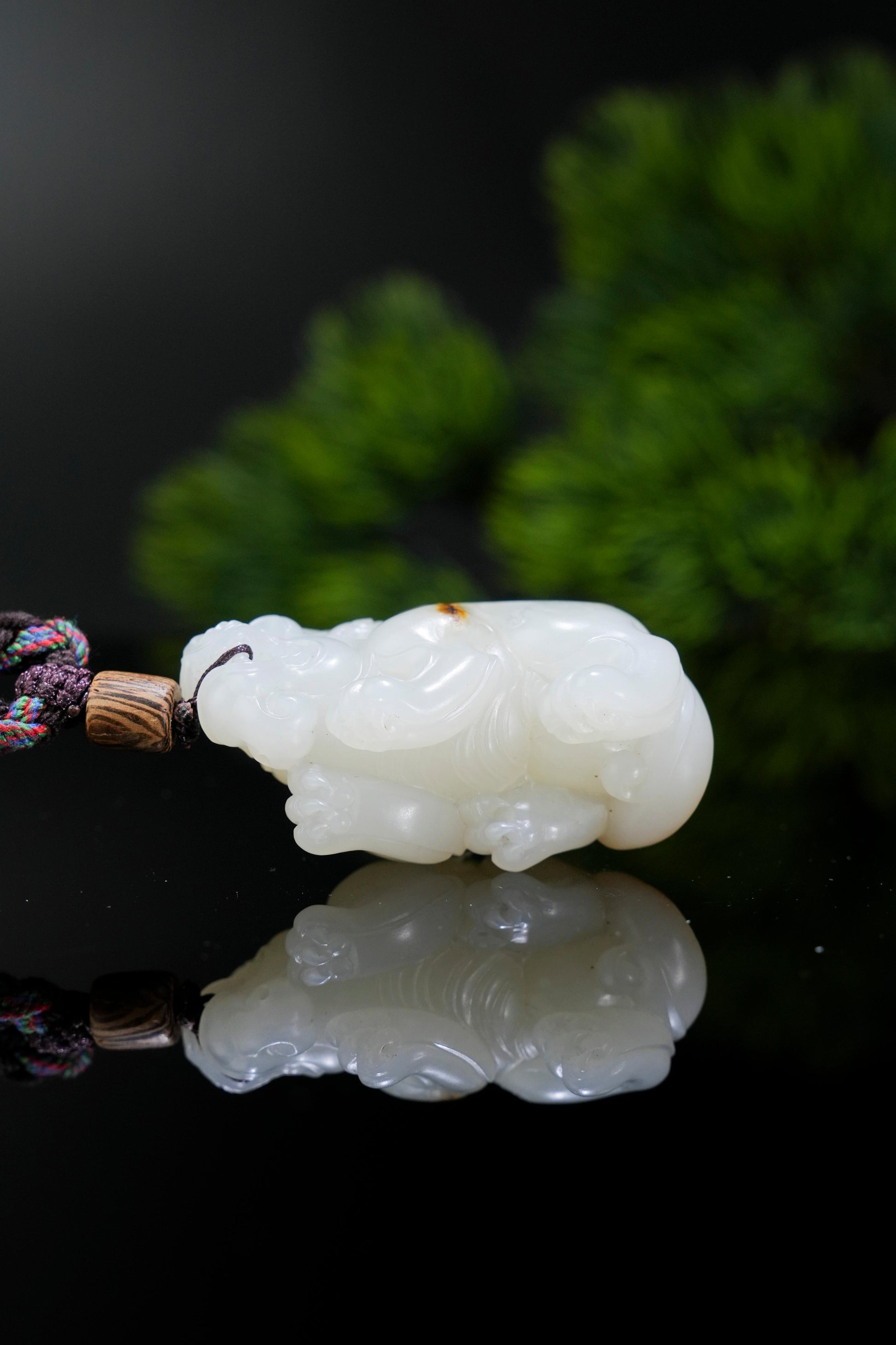 和田玉—籽料貔貅掛件