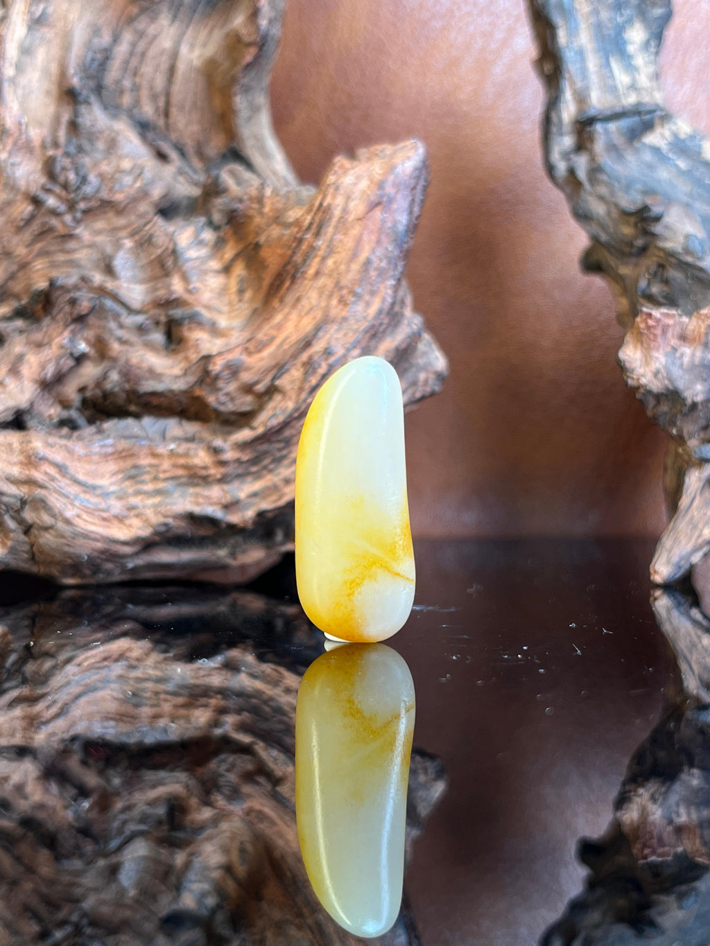 和田玉天然黄沁籽料原石挂件精品（yc227934）