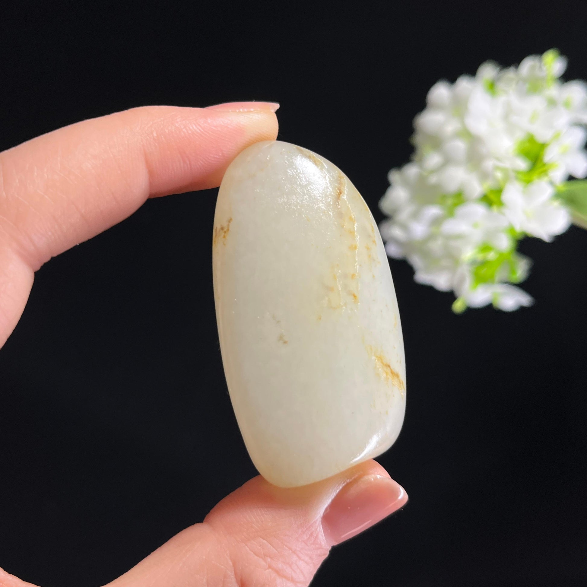 新疆天然和田玉“玉璞金纱”洒金皮籽料原石（yc281573）