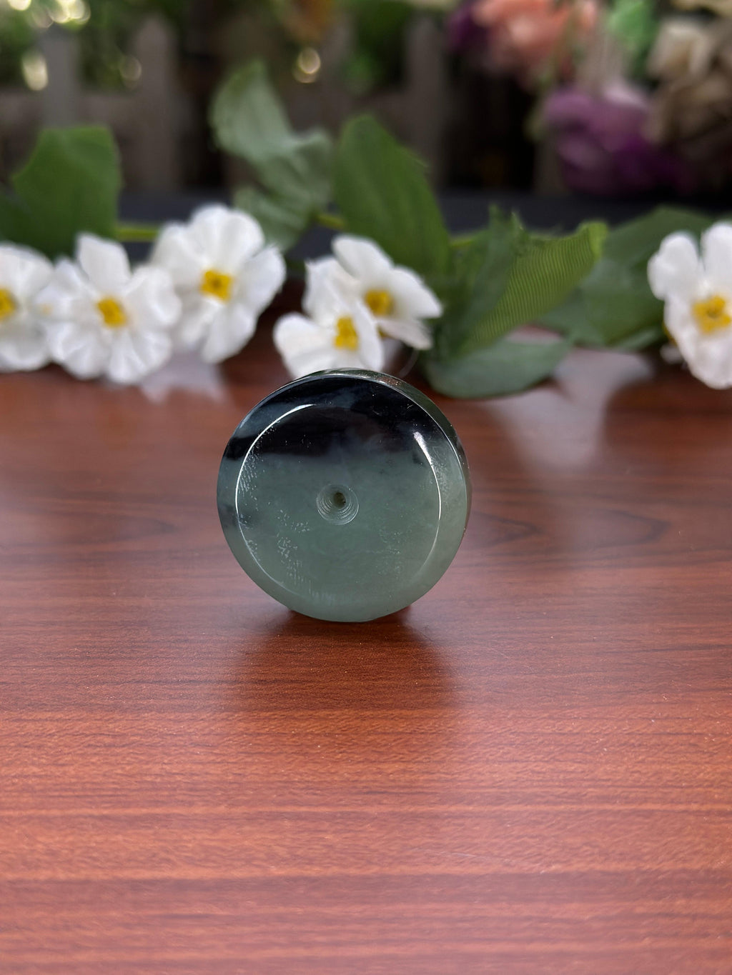 和田玉意境青花平安扣（yc711120）