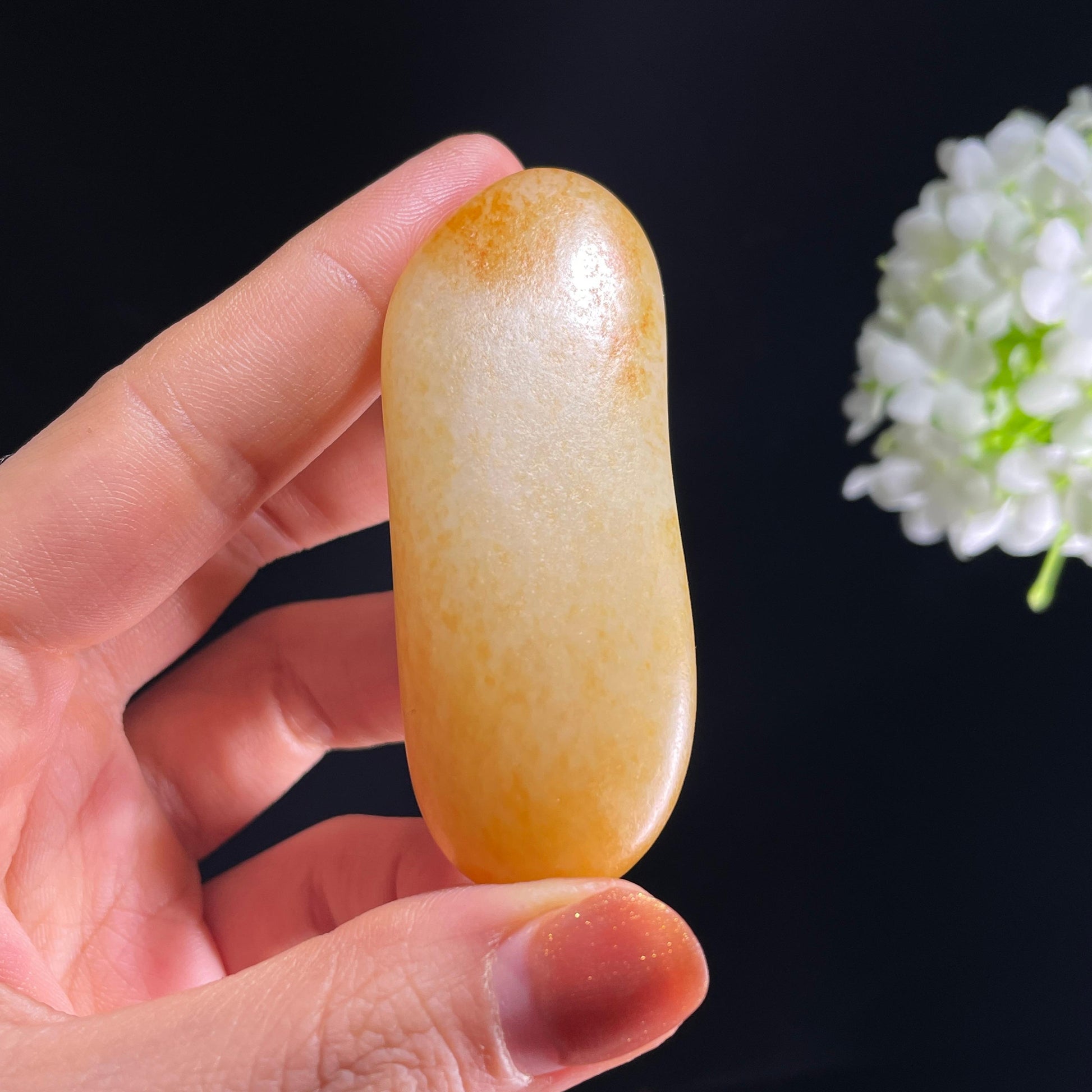 新疆天然和田玉“暖玉含章”洒金皮籽料（yc401226）
