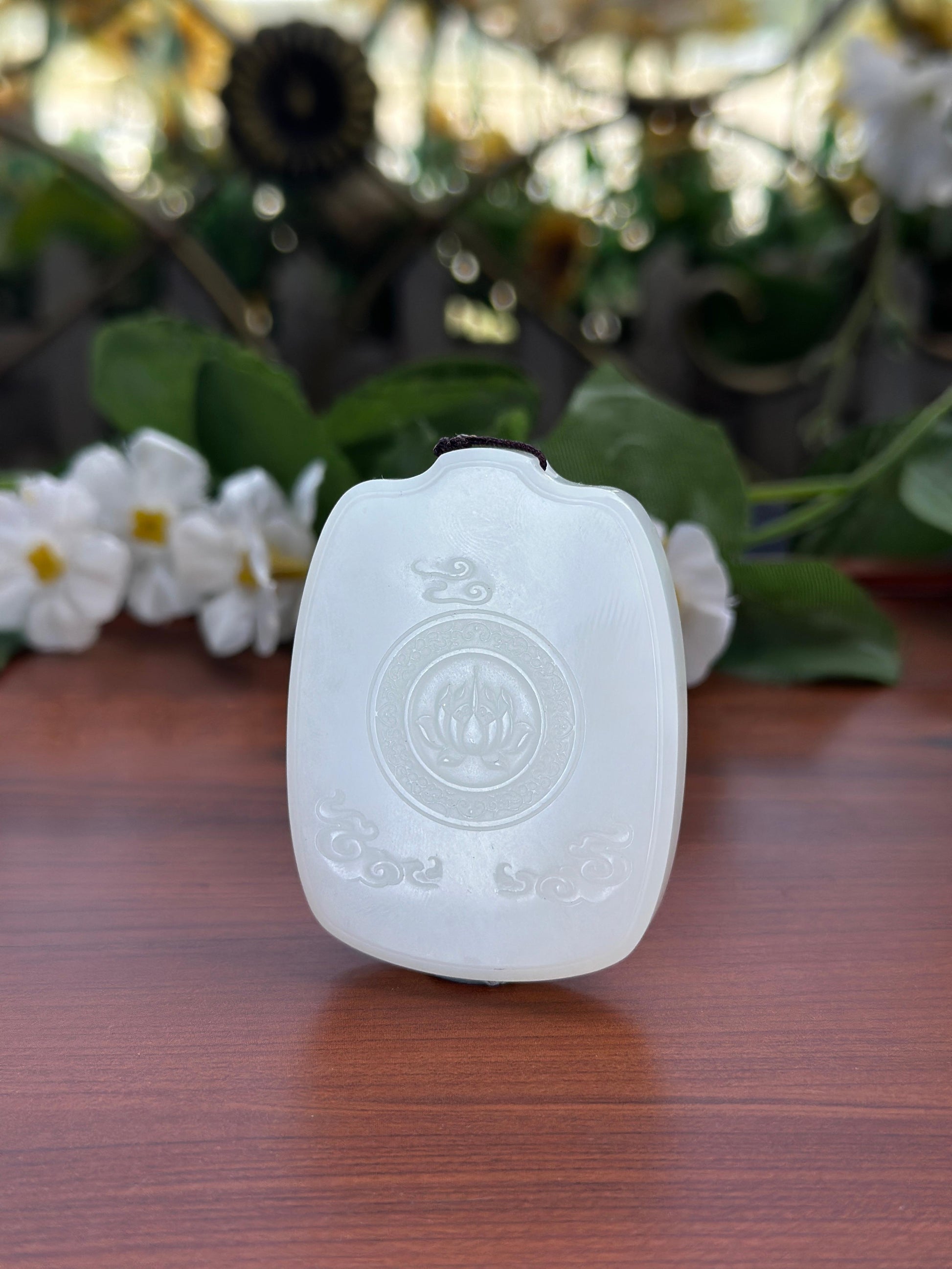 和田玉精品白玉弥勒佛挂件（yc708042）