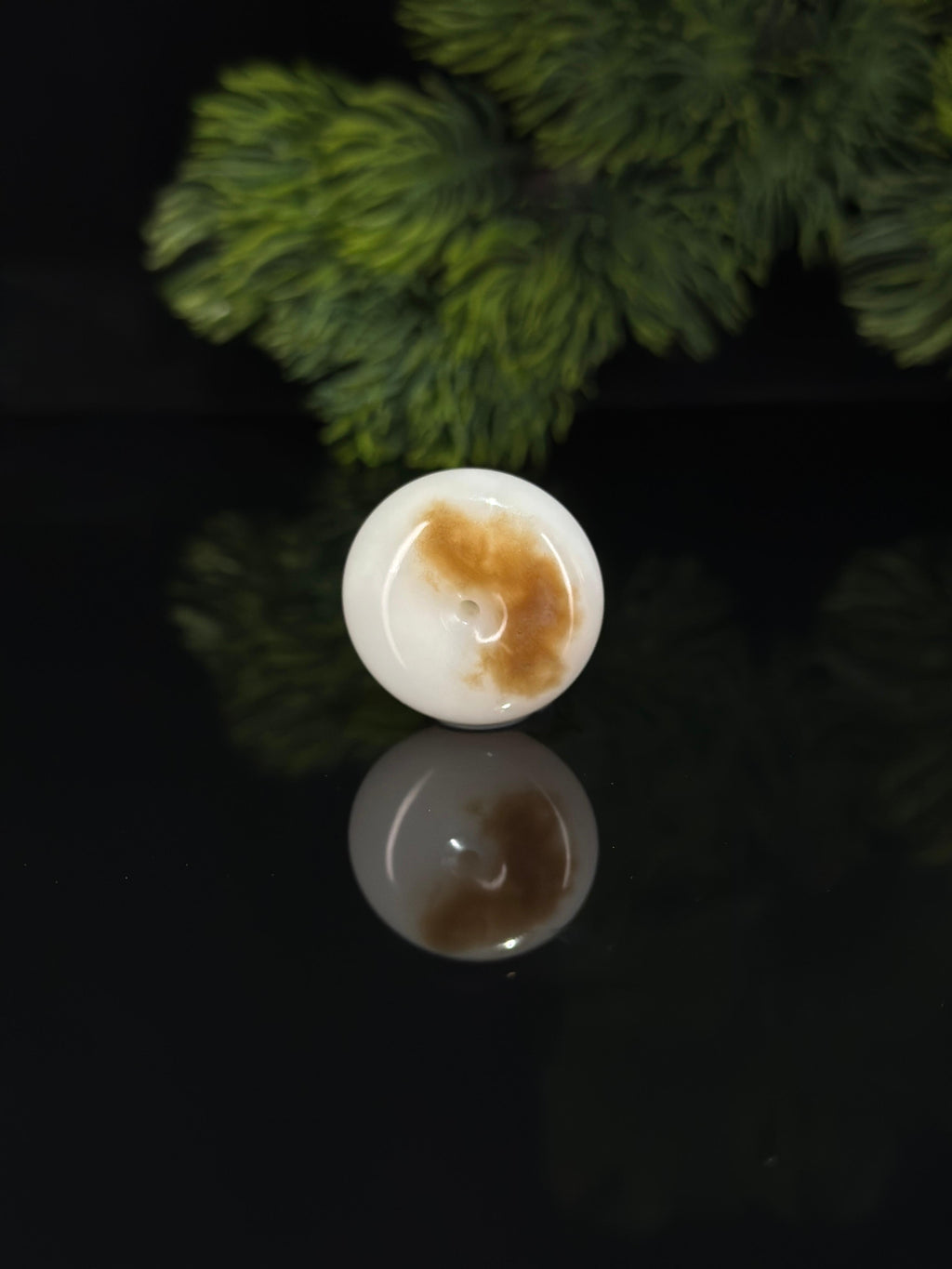 和田玉糖白玉平安扣（yc534792）