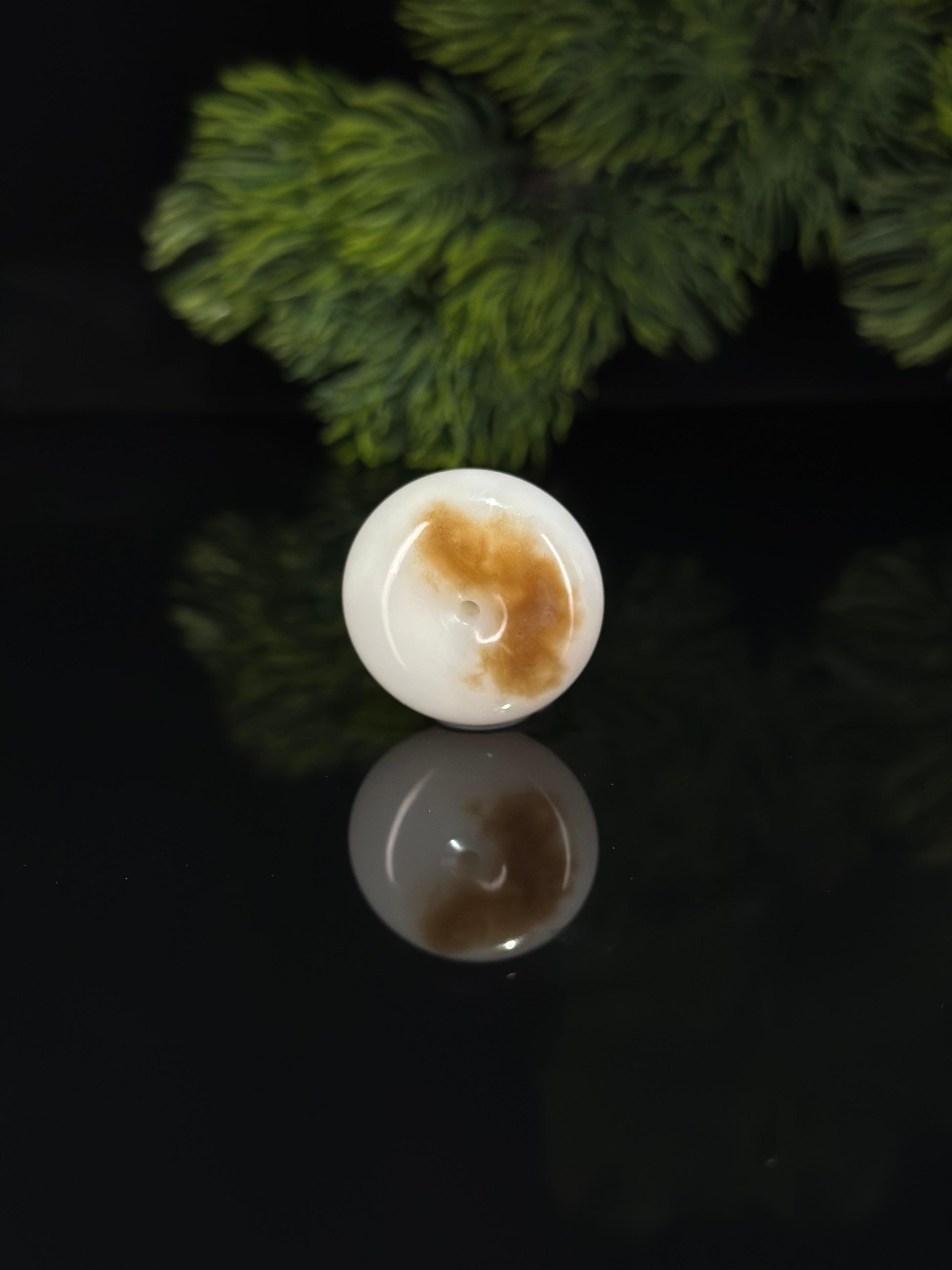 和田玉糖白玉平安扣（yc534792）