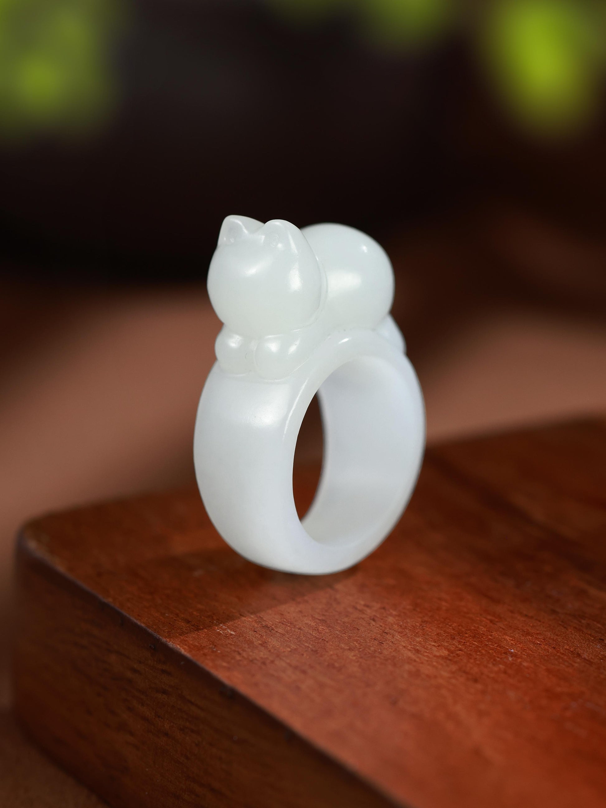 白玉戒圈（yc234032）