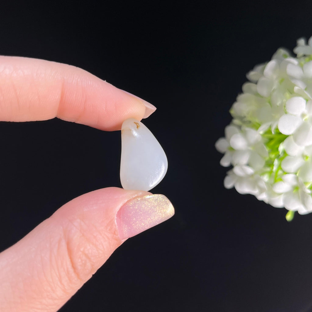 和田玉白玉“雪魂冰姿”光白籽料（yc361103）