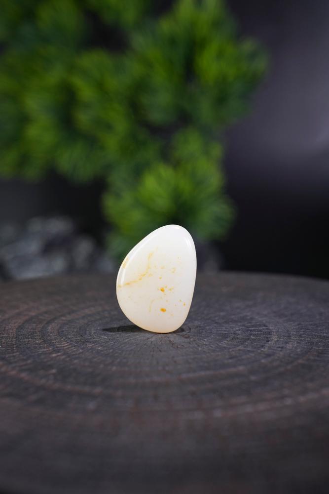 和田玉脂白洒金点皮籽料（yc211141）