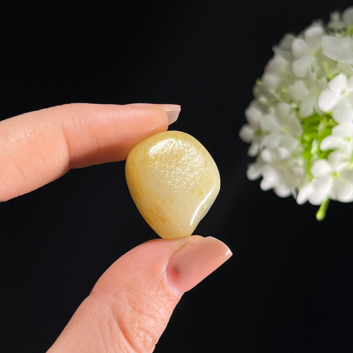 和田玉白玉“秋华漫染”洒金皮籽料（yc386491）