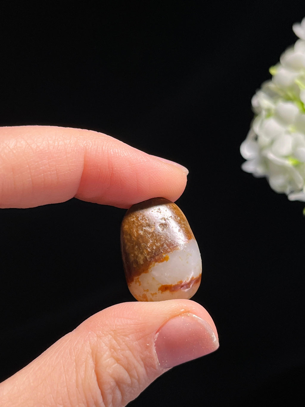 新疆和田玉红沁皮籽料原石（yc263813）