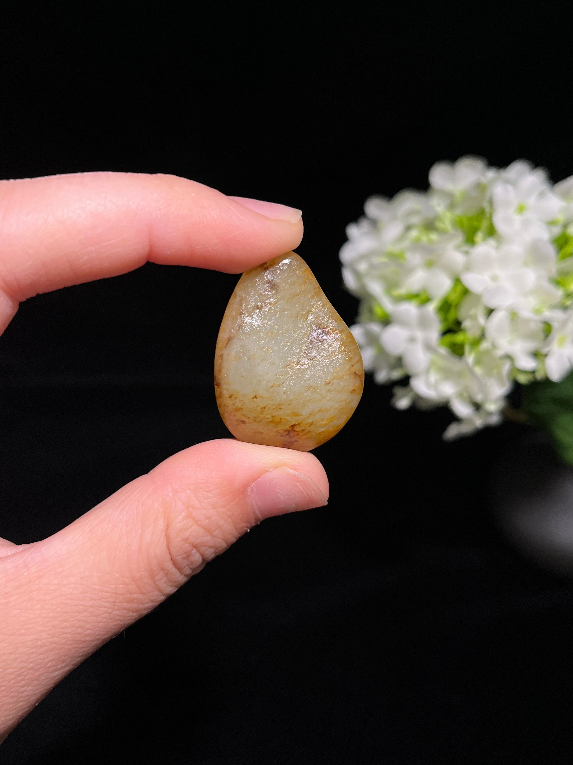 和田玉洒金皮籽料原石（yc249905）