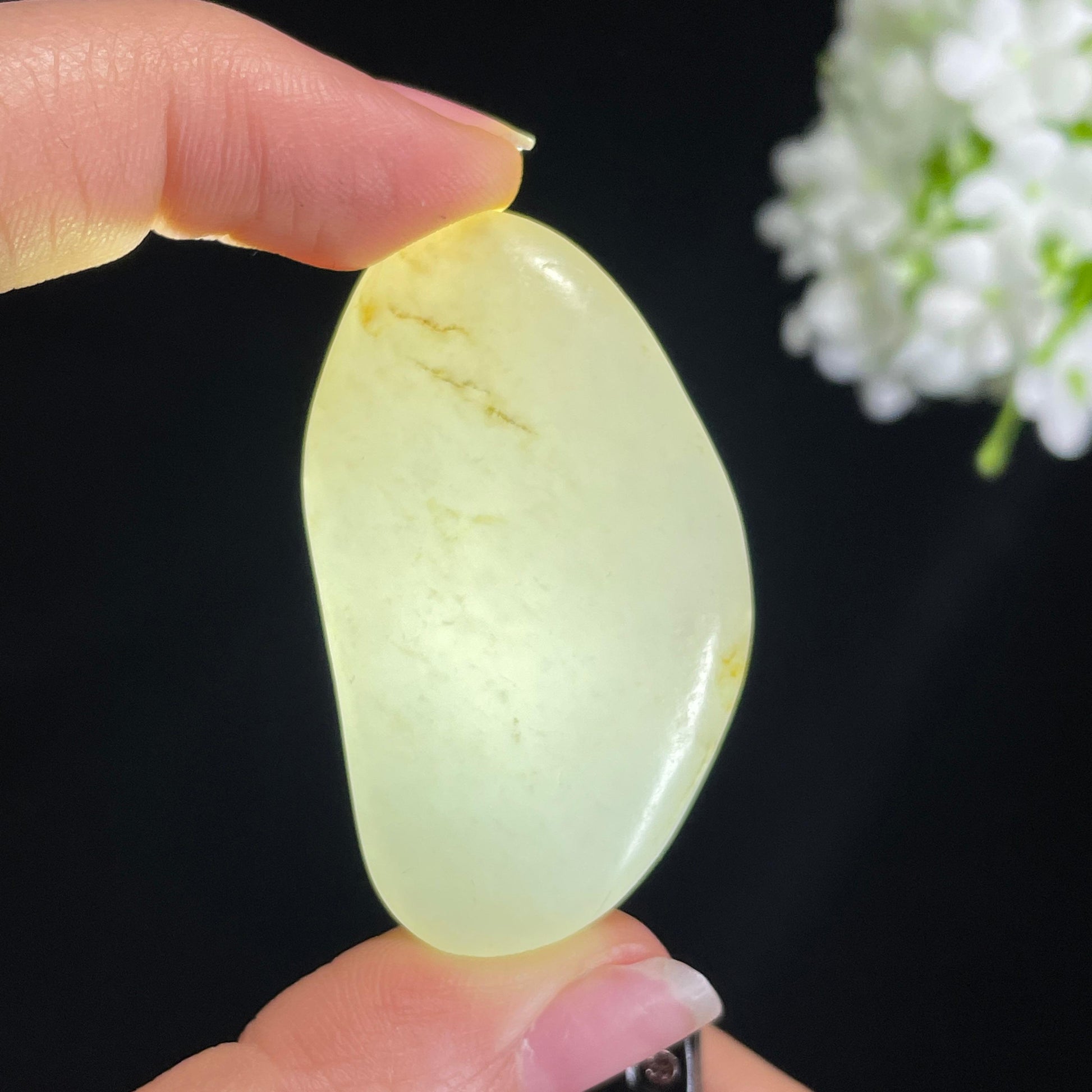 和田玉白玉“云汀素玉”淡洒金皮籽料（yc416533）