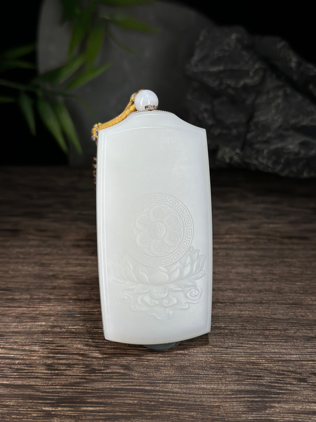 和田玉精品白玉千手观音挂件（yc728977）