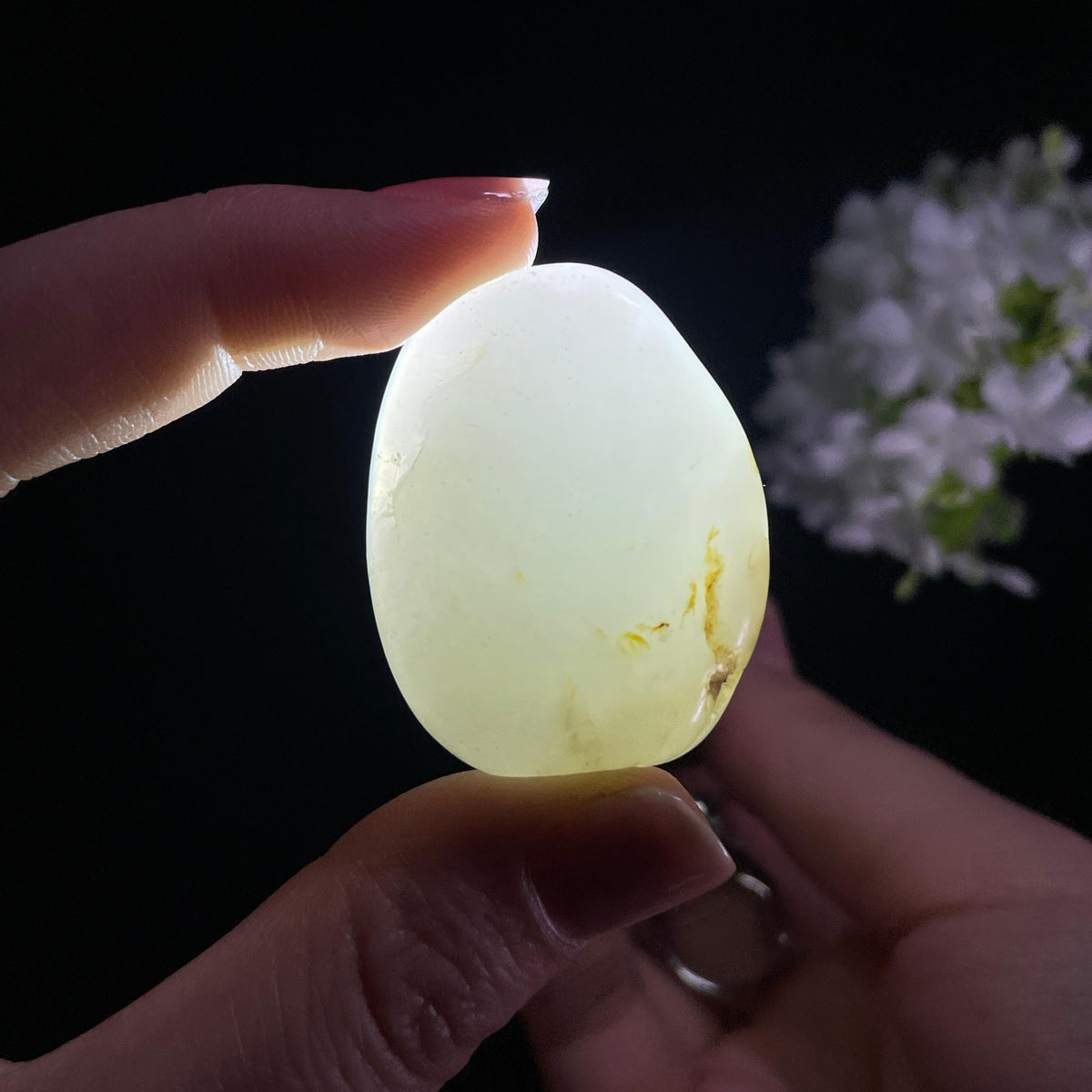 和田玉白玉洒金皮“秋痕”籽料原石（yc284248）