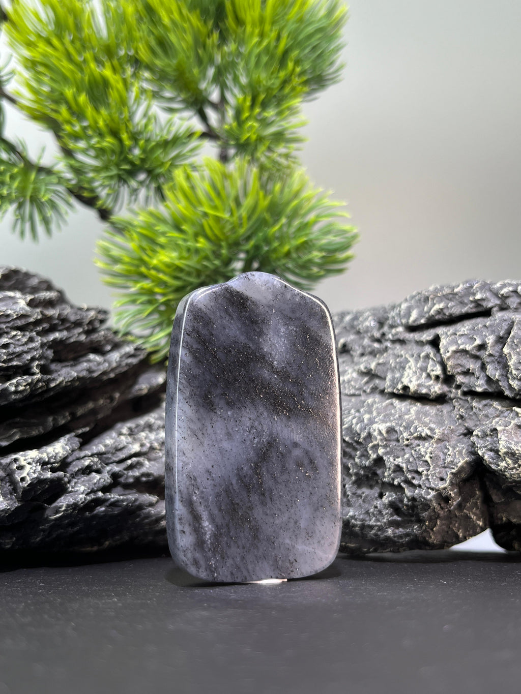 和田玉青花籽料无事牌1（yc228612）