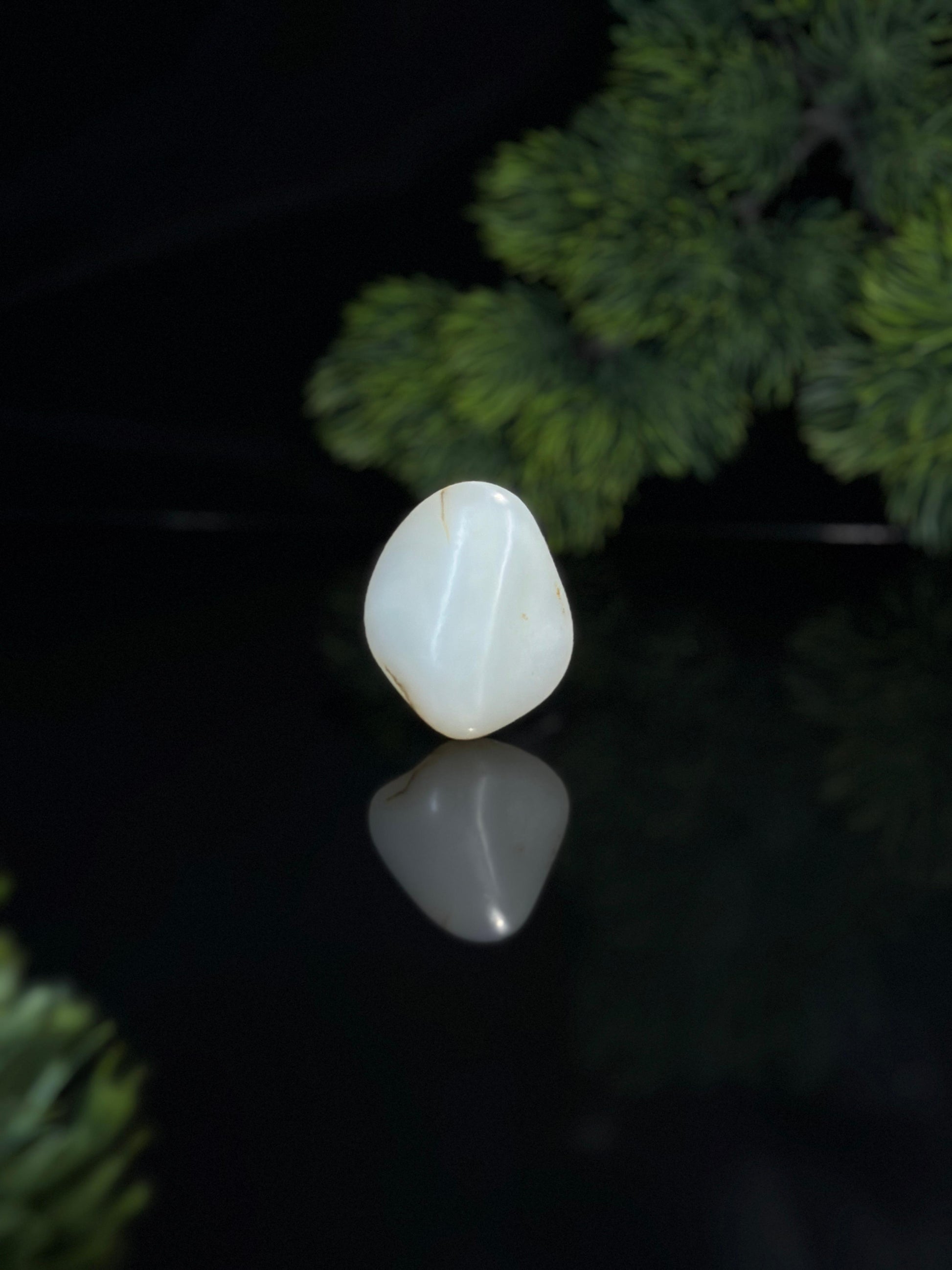 新疆和田玉高青白秋梨皮珍品挂件籽（yc504358）