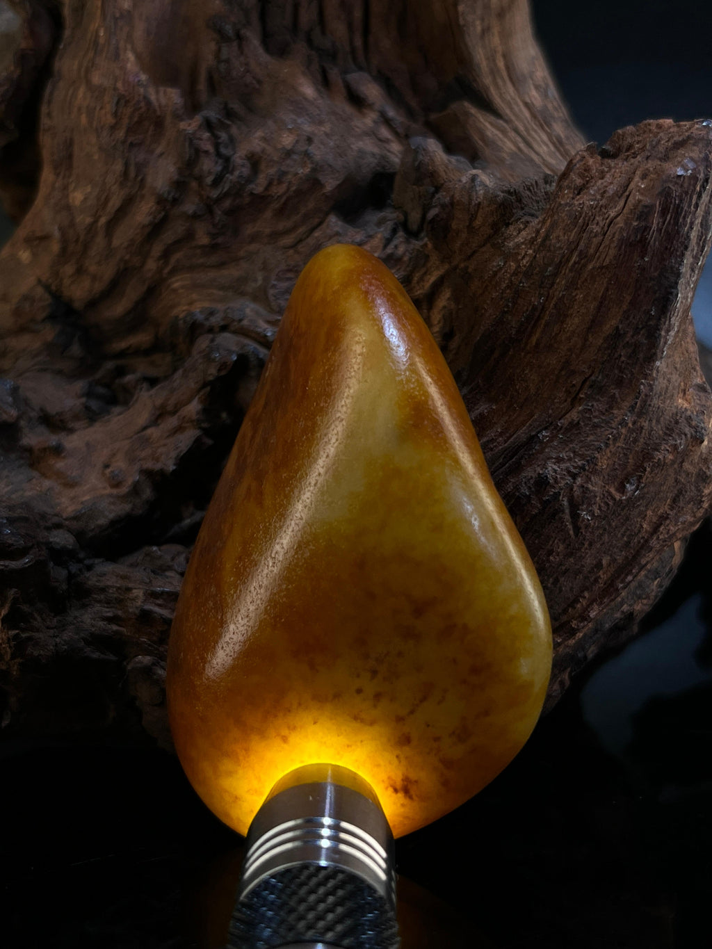 新疆和田玉黄沁籽料原石（yc229361）