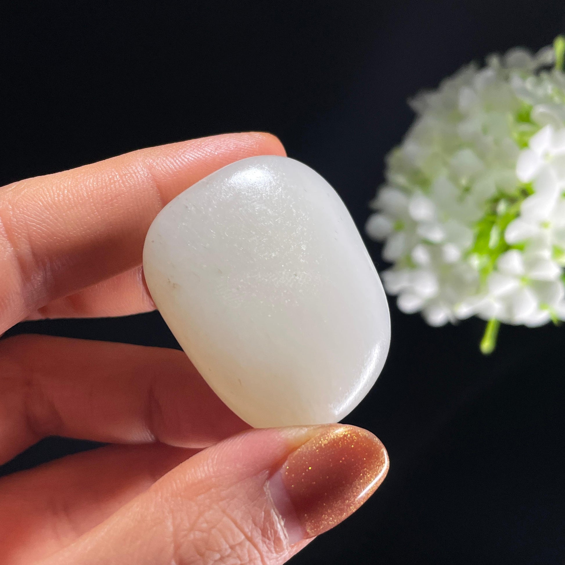 和田玉白玉“雪浪凝痕”光白籽料（yc392637）