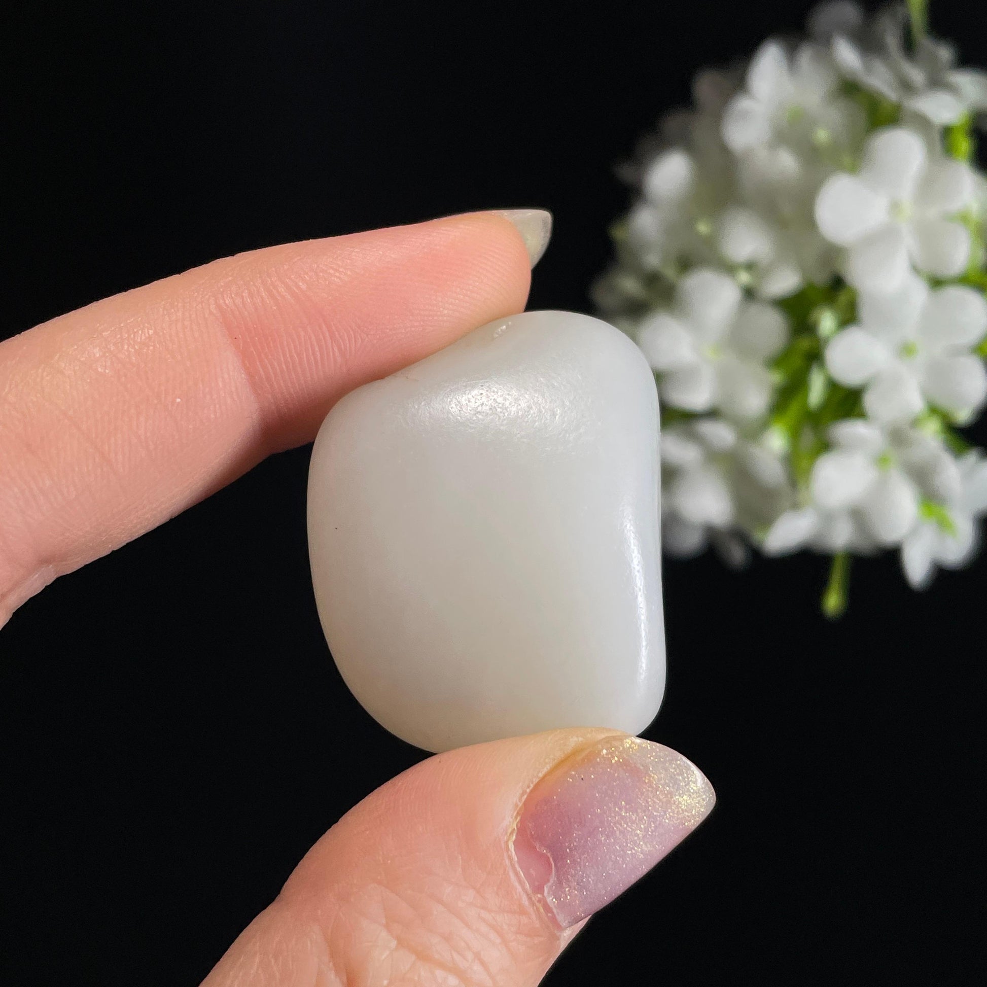 和田玉白玉“素璧方雪”光白籽籽料（yc328958）