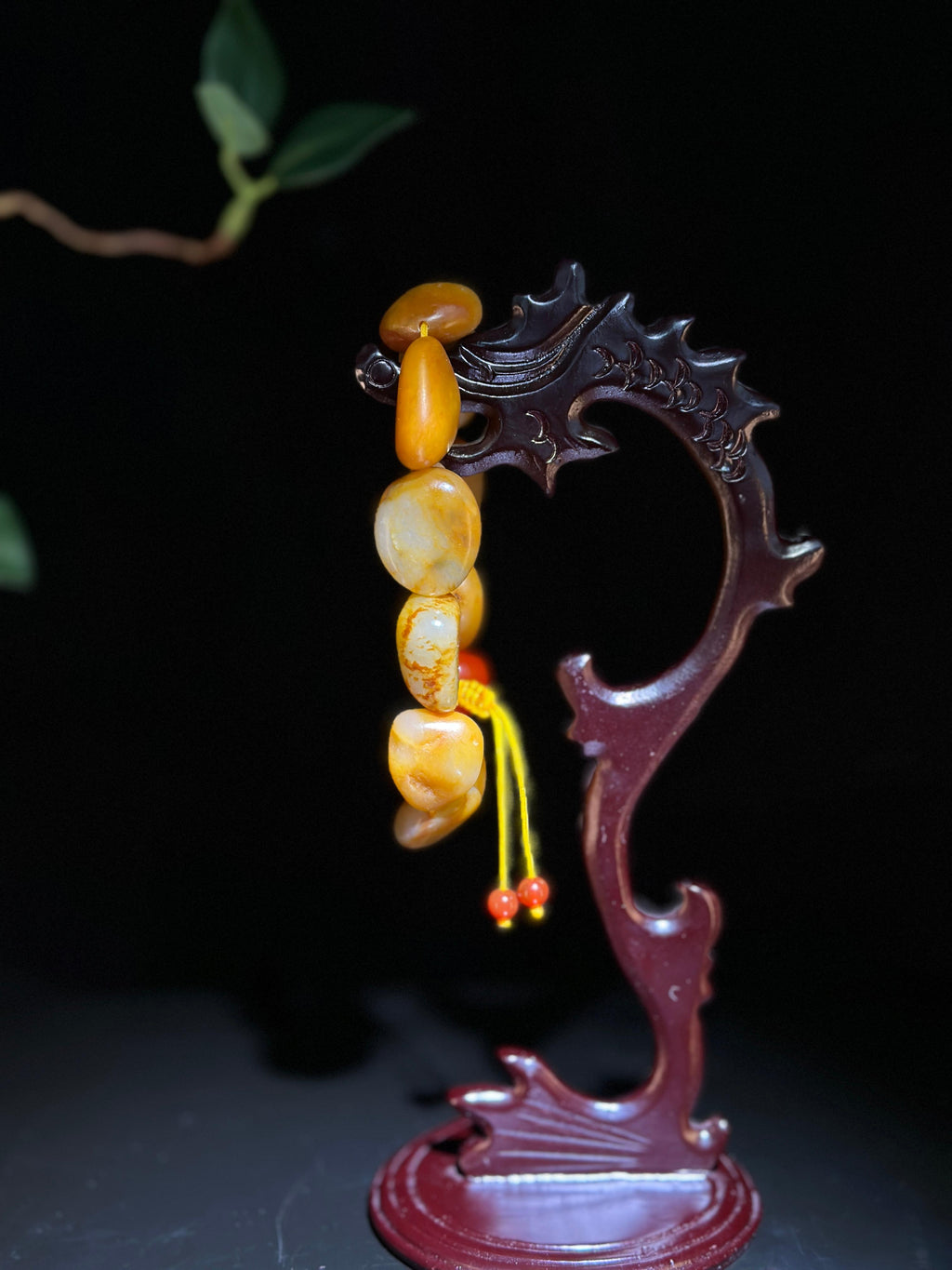 和田玉.黄沁籽料随形手串（10颗）（yc780117）