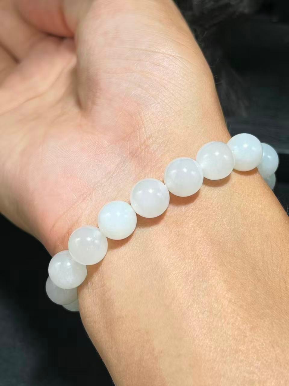 和田玉白玉手串（yc714353）