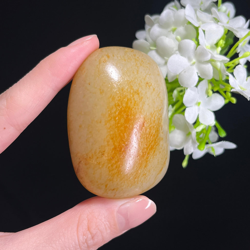 和田玉青白玉虎纹洒金皮“天青烟雨”籽料（yc305607）