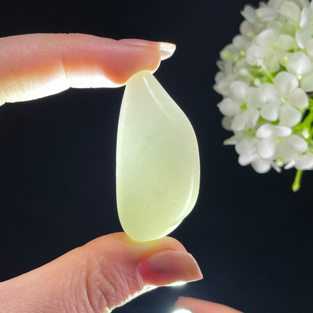 和田玉白玉“玉涧流霜”光白籽料（yc391253）