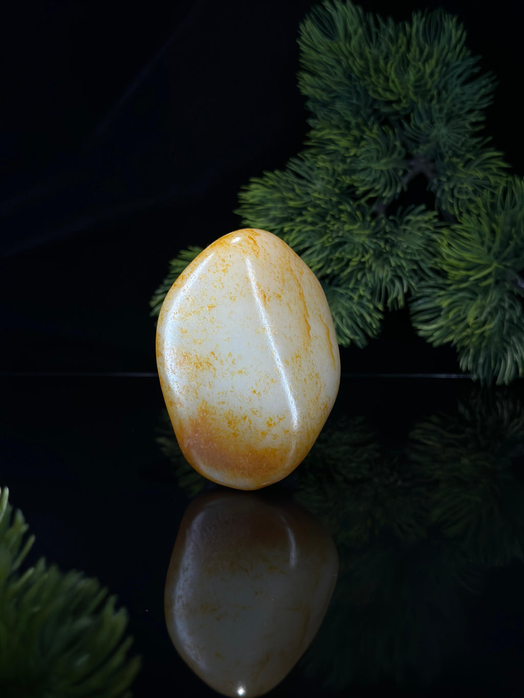 新疆和田玉臻品白玉通体洒金皮籽料（yc504372）