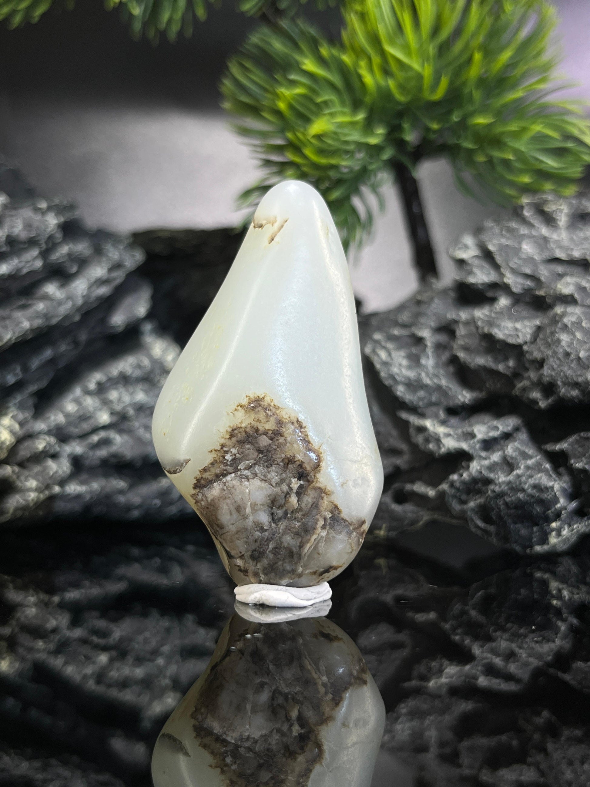 和田玉秋梨皮老熟随形包金籽料（yc212532）