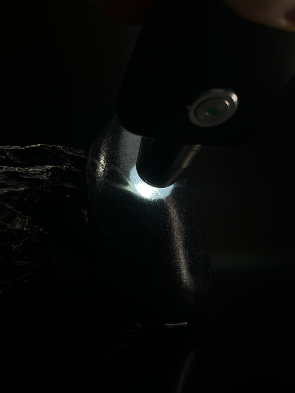 新疆和田玉籽料原石青花手把件（yc236652）