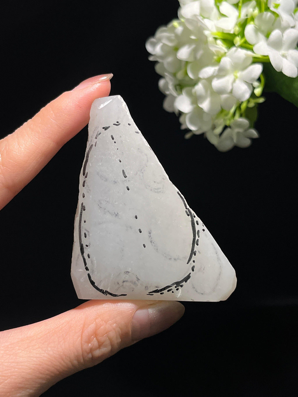 和田玉白玉籽料原石原料（yc258570）