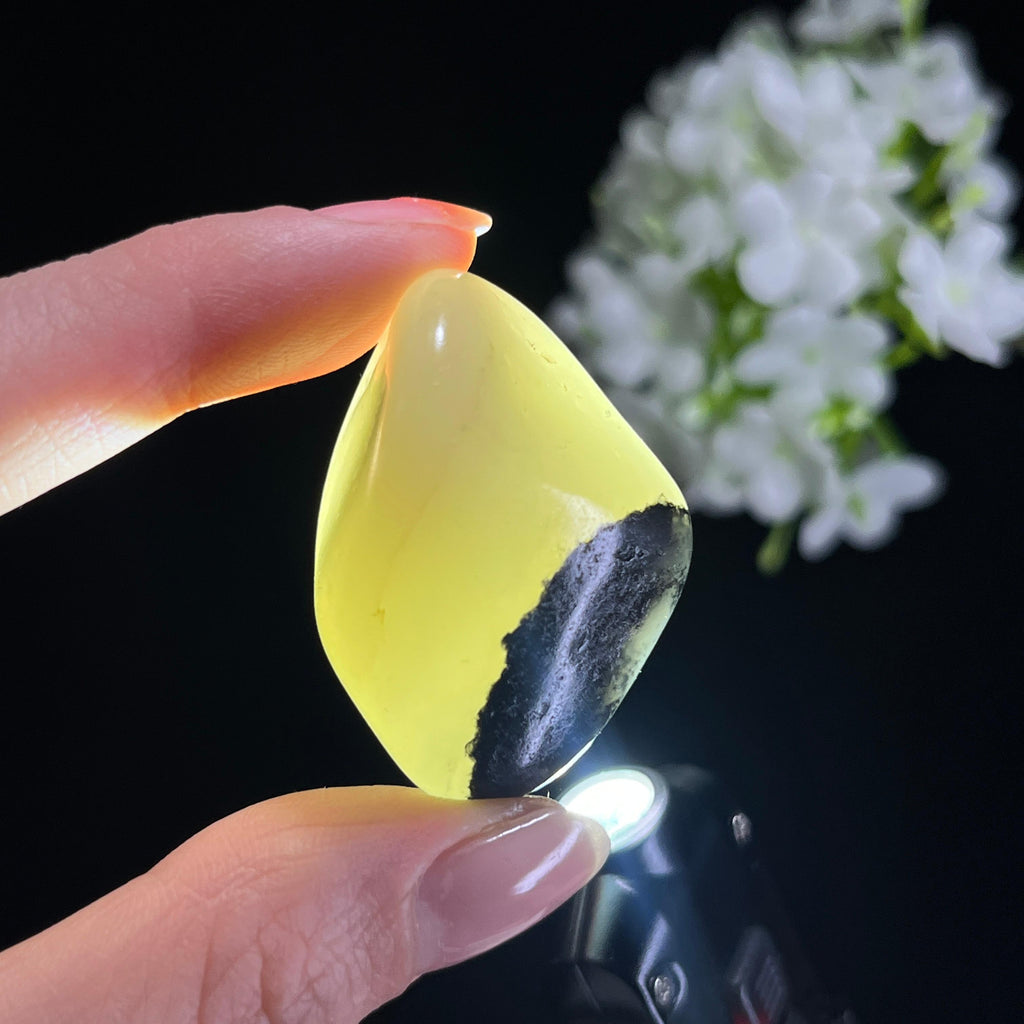 新疆天然和田玉“墨浪分雪”极品青花籽料（yc367868）