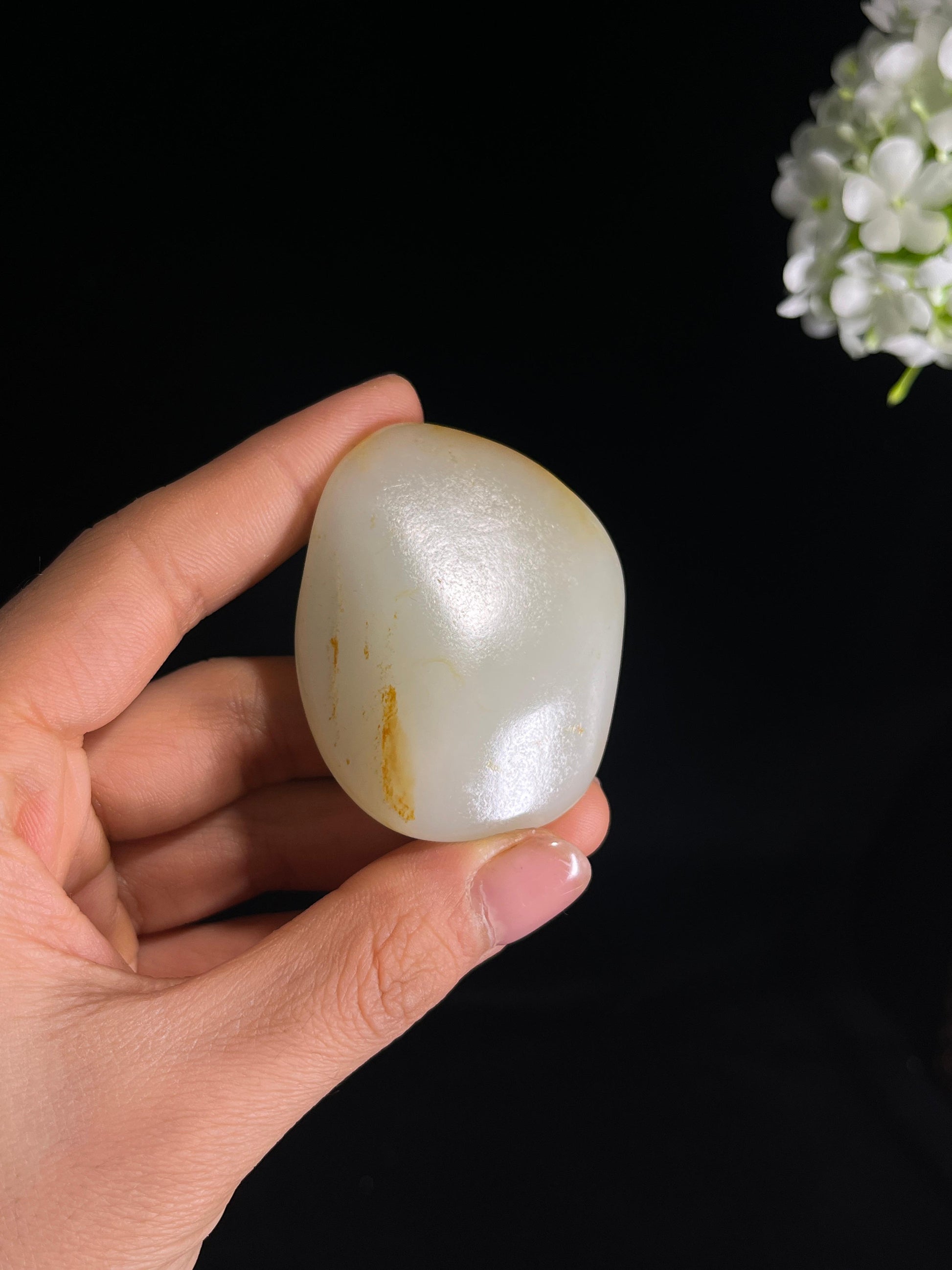 新疆天然和田玉籽料原石（yc272500）
