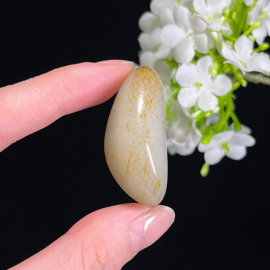 和田玉白玉洒金皮籽料（yc308607）