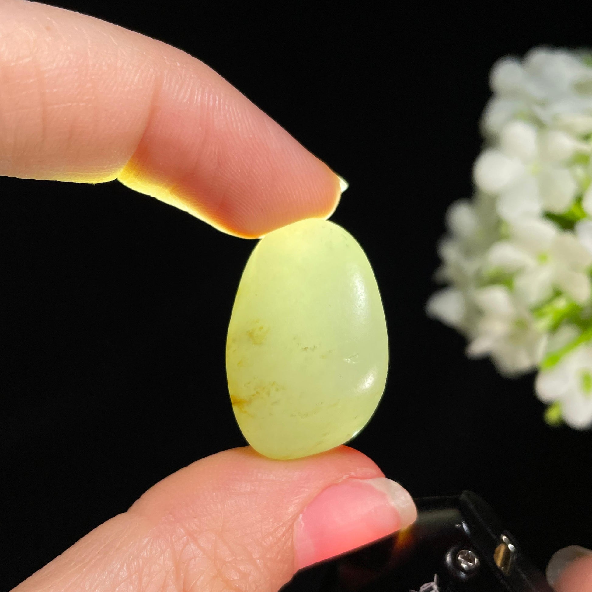 新疆和田玉天然青白玉洒金皮籽料（yc414997）