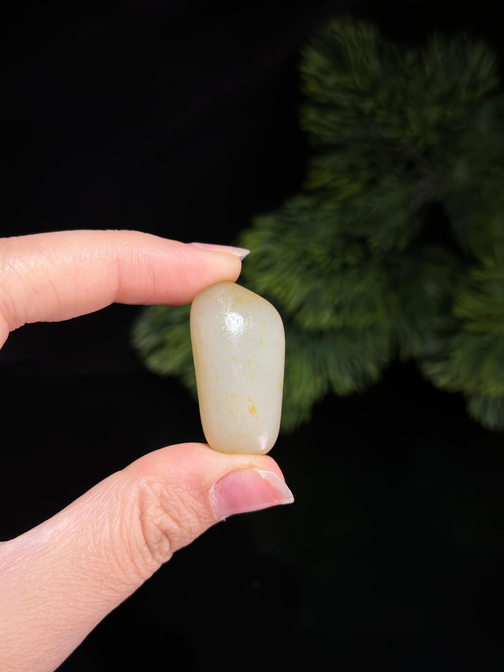 新疆和田玉白玉洒金皮小籽（yc536872）