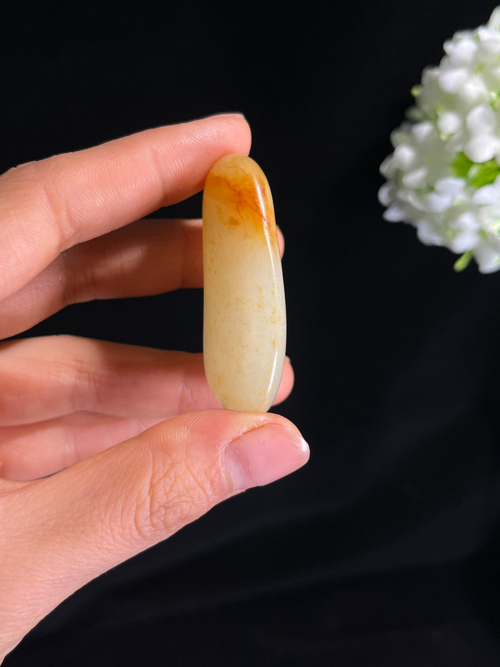 和田玉意境洒金皮籽料原石（yc275364）