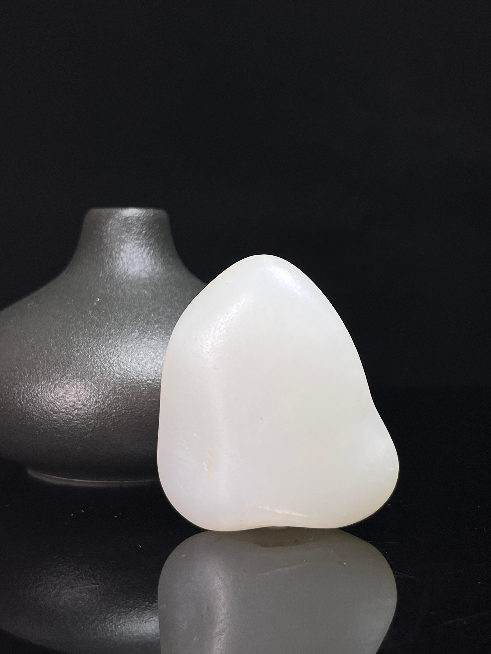 新疆和田玉籽料原石羊脂白玉挂件洒金皮2（yc235076）