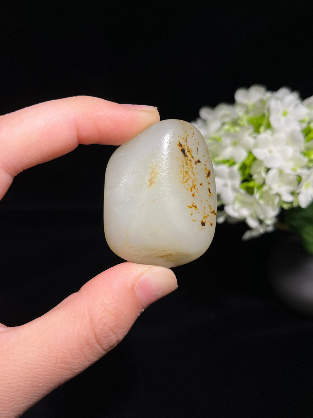 和田玉多皮色（洒金皮、黑皮）籽料原石（yc249925）