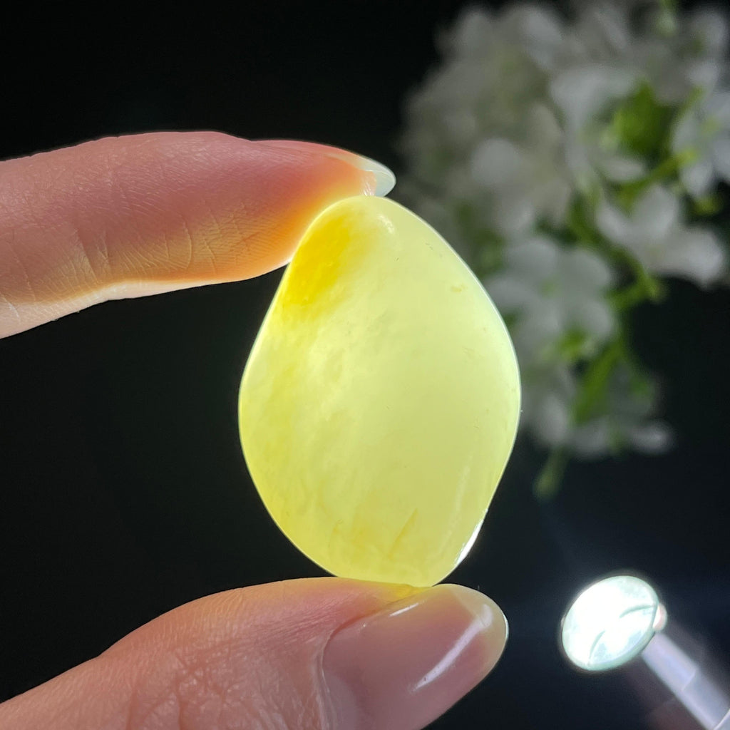 和田玉白玉“月晕金阙”洒金皮籽料（yc337568）