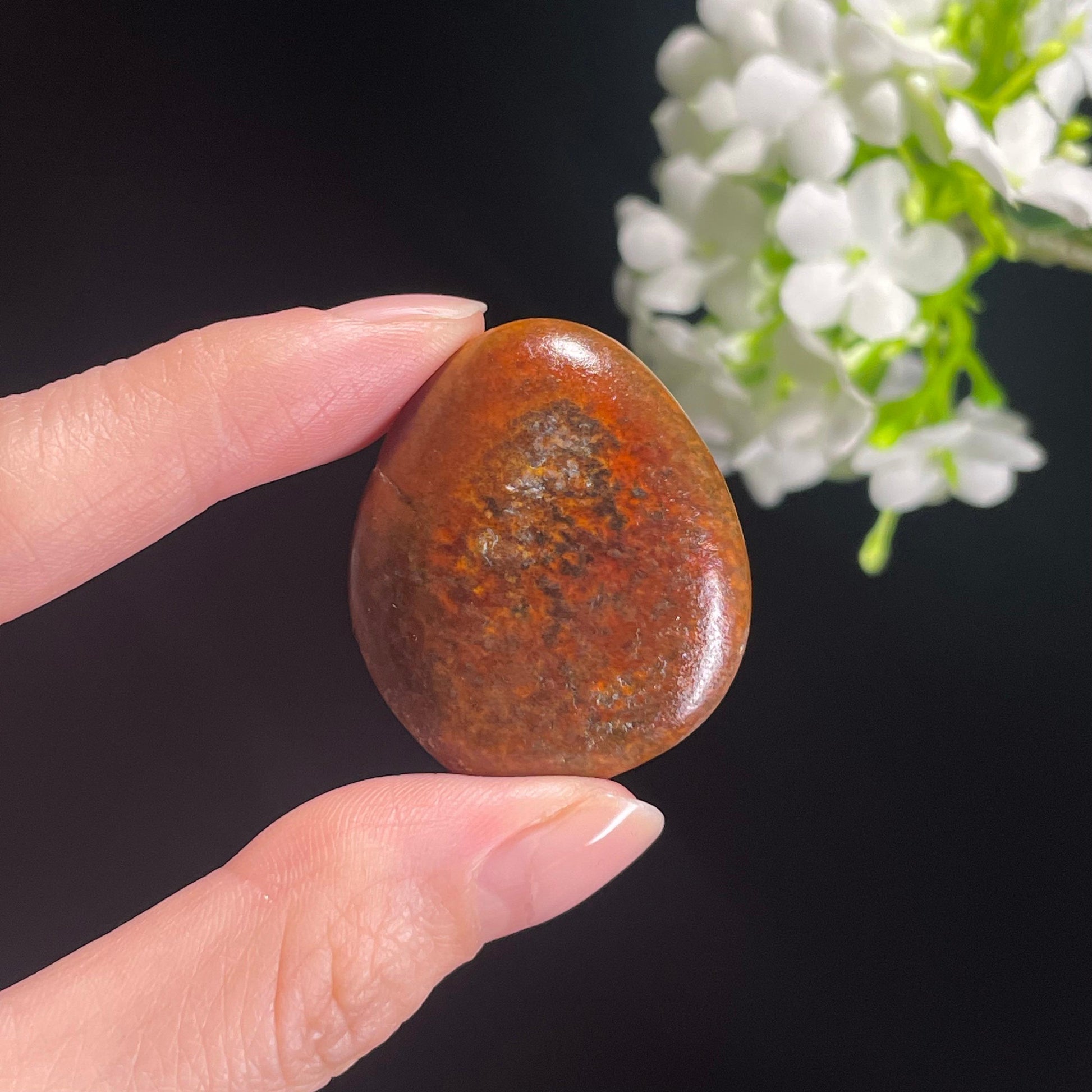 和田玉黄沁“秋燧丹砾”籽料原石（yc311962）