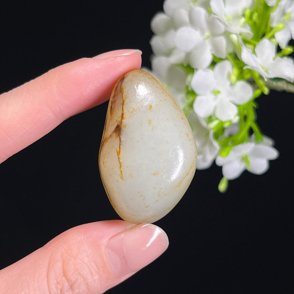 和田玉白玉洒金皮籽料（yc308607）