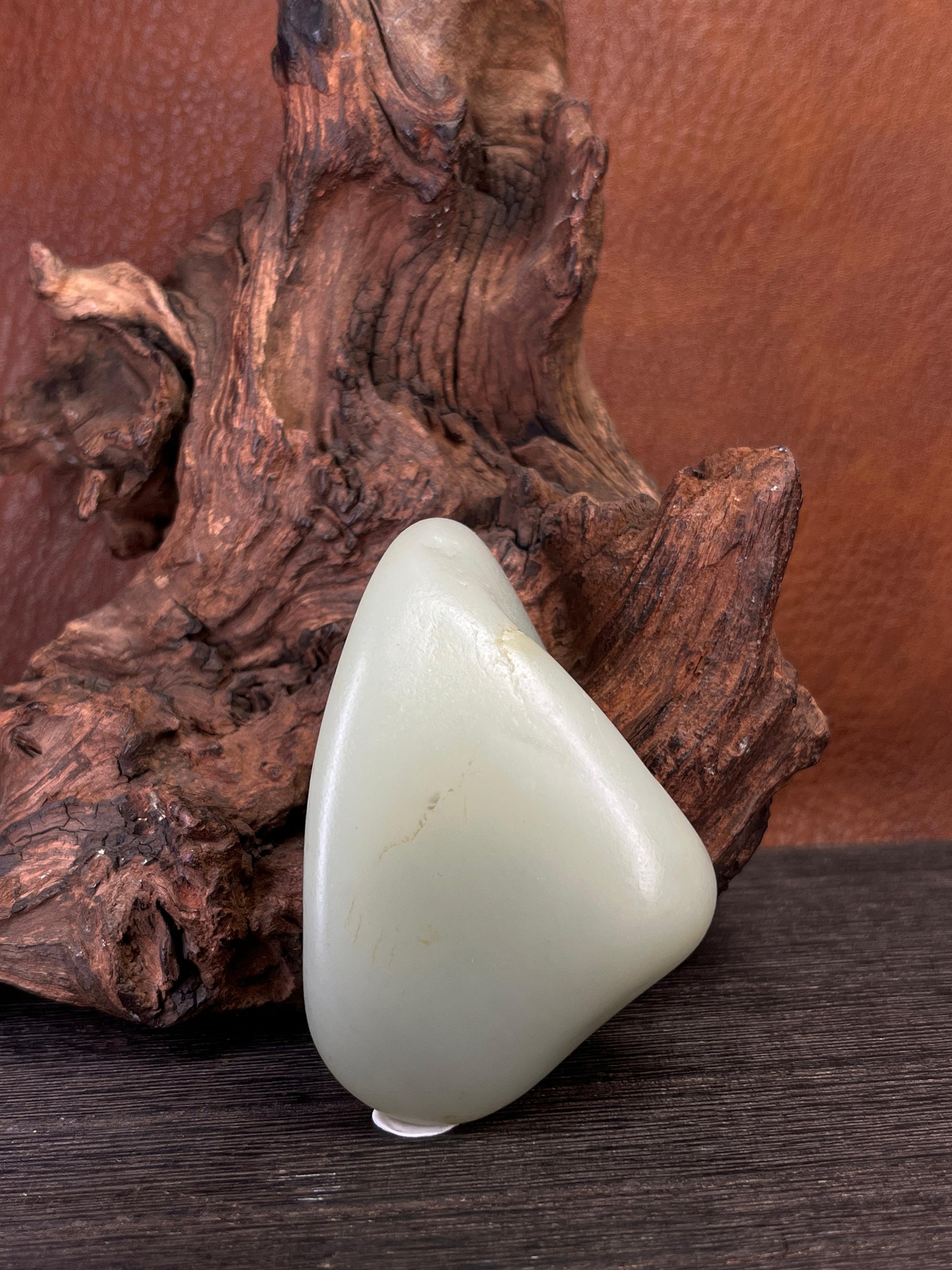 新疆和田玉白玉特色籽料原石手把件（yc227459）