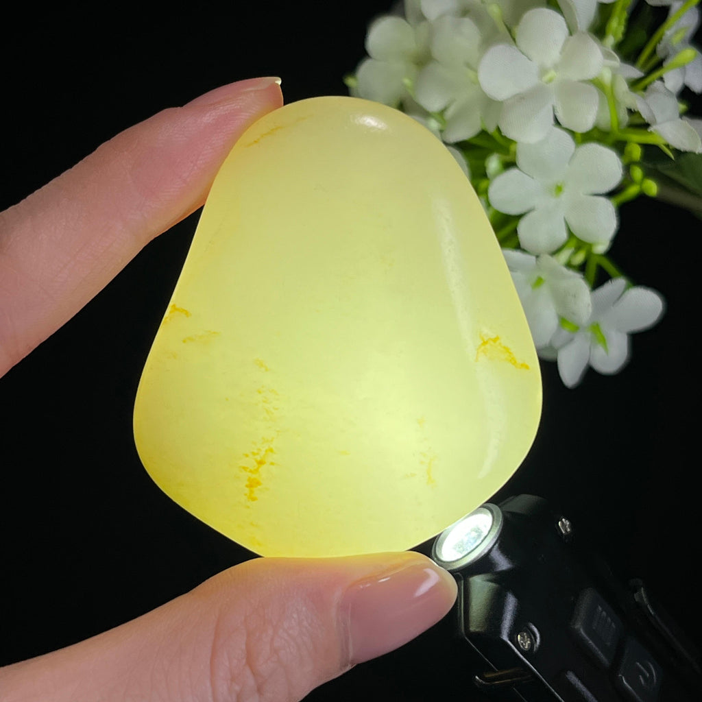 新疆天然和田玉“润玉素心”洒金皮籽料（yc326562）
