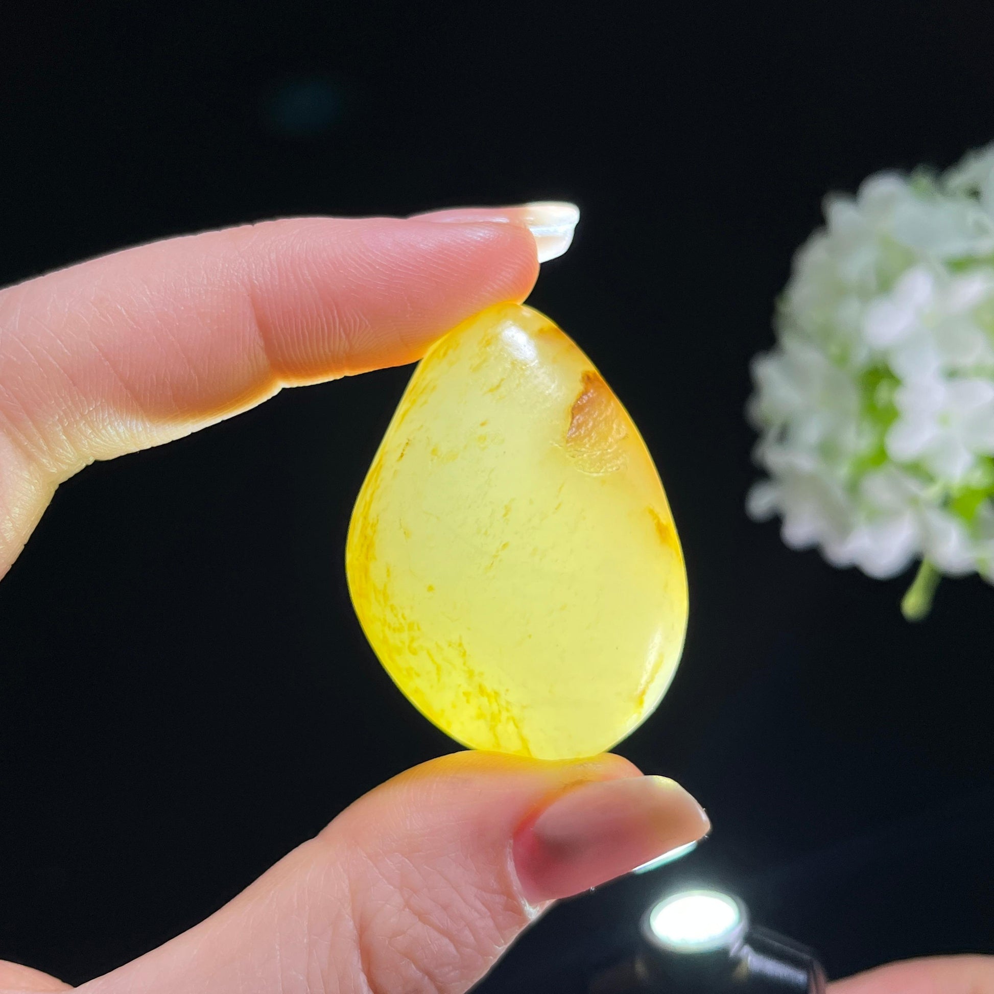 2026.4.9广告流，和田玉白玉“野径留晖”洒金皮籽料（yc382829）