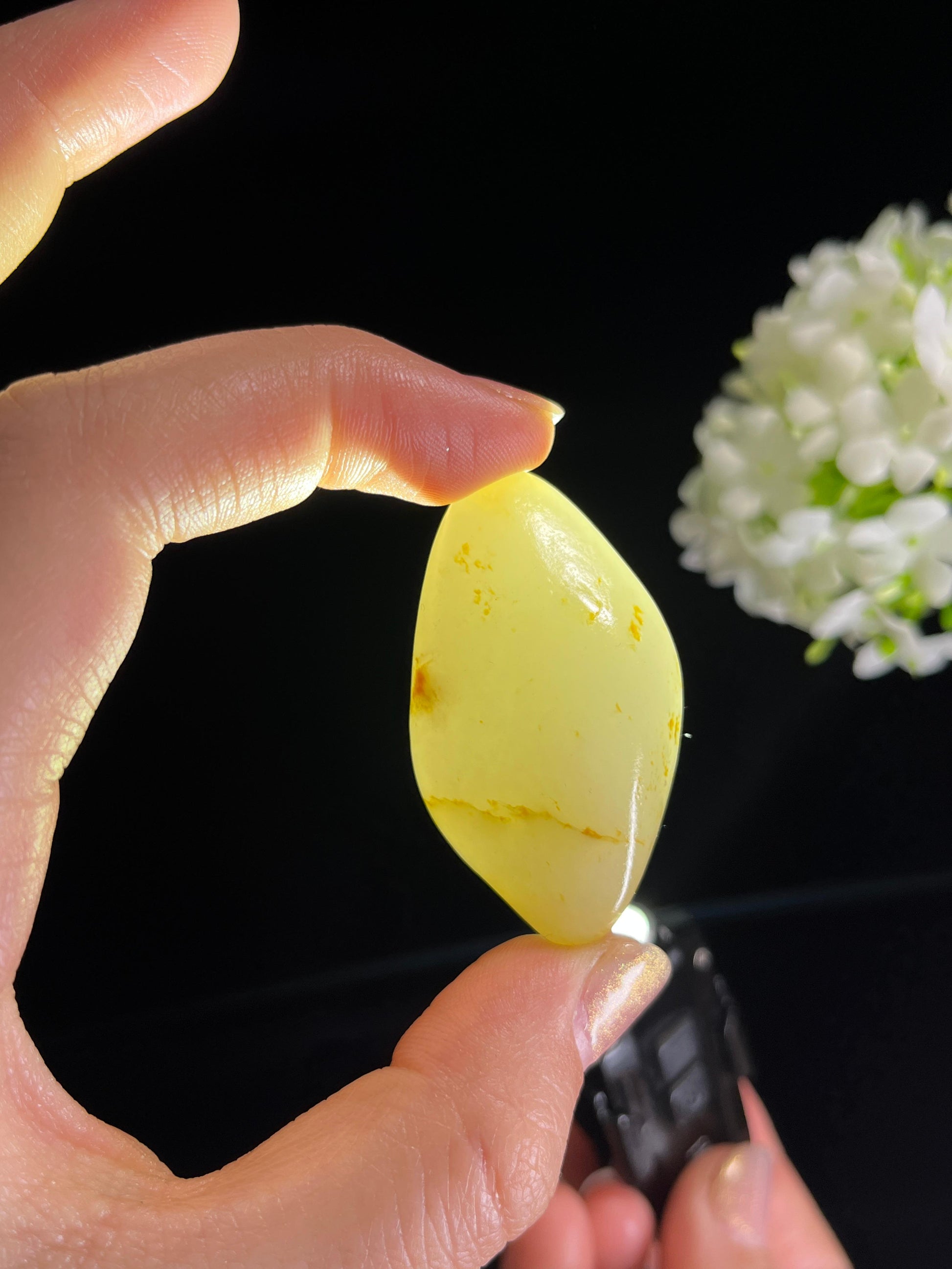 和田玉白玉聚红洒金皮籽料原石（yc275154）
